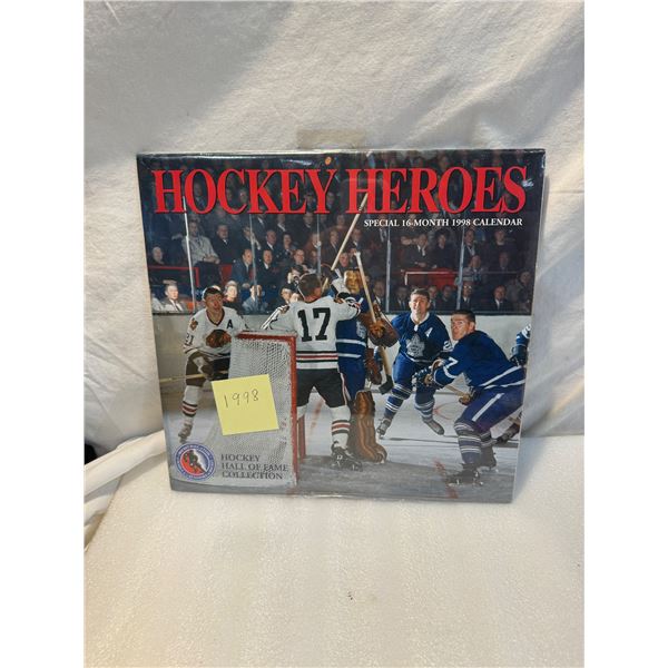 Sealed hockey Heroes calendar