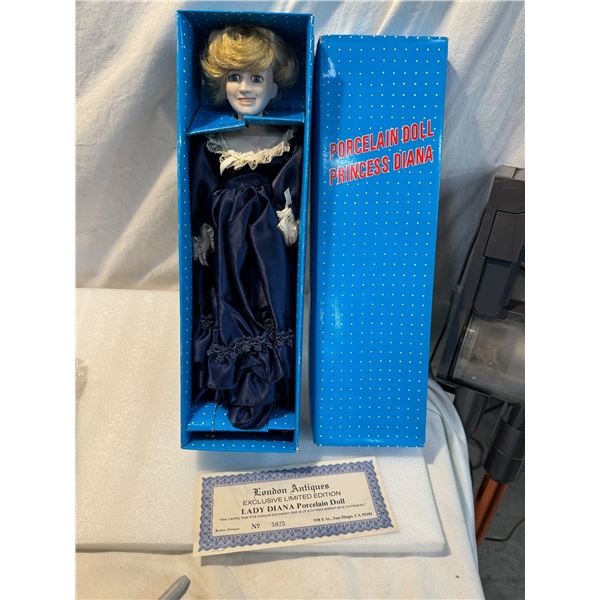 Porcelain Princess Diana doll