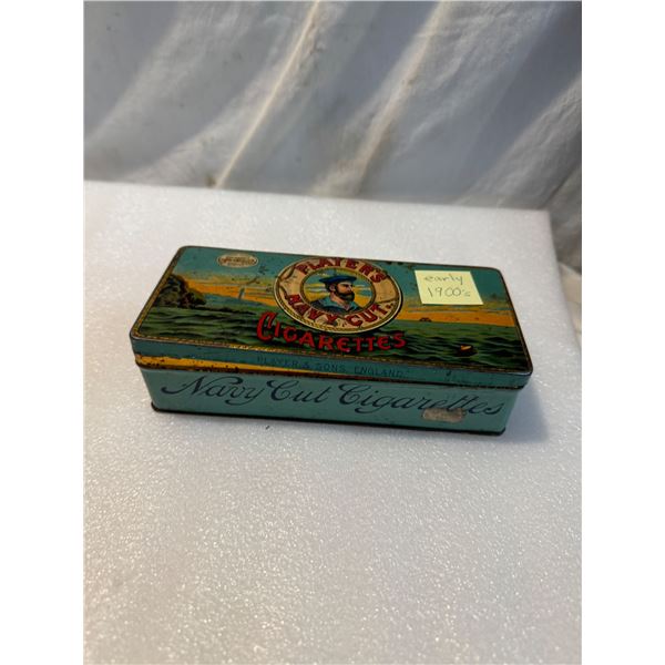 Players navy cut cigarettes tin