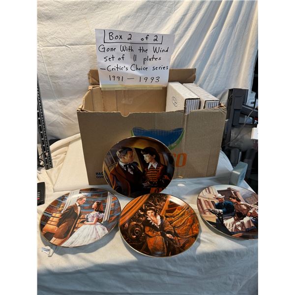 Gone with the wind collector plates critics choice series