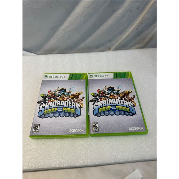Two sealed Xbox 360 Skyla sets swap force Activision games