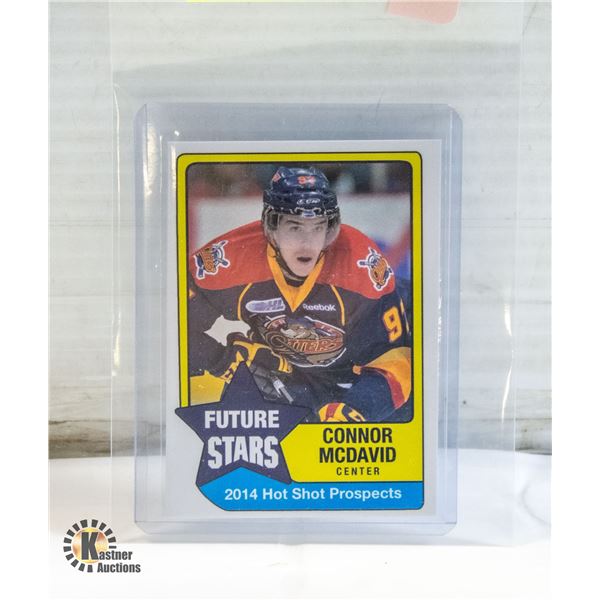 CONNOR MCDAVID PRE-ROOKIE CARD 2014 HOT SHOT