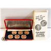 Image 1 : CALGARY FLAMES BRONZE DOLLARS W/COA