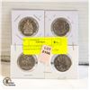 Image 1 : 4 50 CENT COINS 2 CHARLES 2 COMMEMORATIVE BU