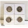 Image 2 : 4 50 CENT COINS 2 CHARLES 2 COMMEMORATIVE BU