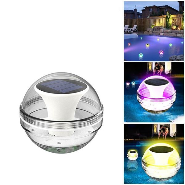 SOLAR WATER FLOATING LIGHT FOR POND OUTDOORS