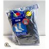 Image 1 : BLACK CREW SOCKS 12-16 SIZE 6-PACK FRUIT OF