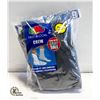 BLACK CREW SOCKS 12-16 SIZE 6-PACK FRUIT OF