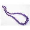 Image 1 : #171-PURPLE JADE NECKLACE 18 INCH