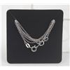 Image 1 : #291-STERLING SILVER NECKLACE 2 PCS