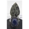 Image 1 : #159-NATURAL LAPIZ LAZULI OCEAN JASPER RING