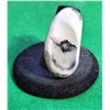 Image 1 : 17)  NATURAL FREEFORM SHAPED DENDRITE OPAL SIZE 8.