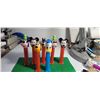 Image 1 : 7)  LOT OF 7 VINTAGE DISNEY PEZ DISPENSERS.