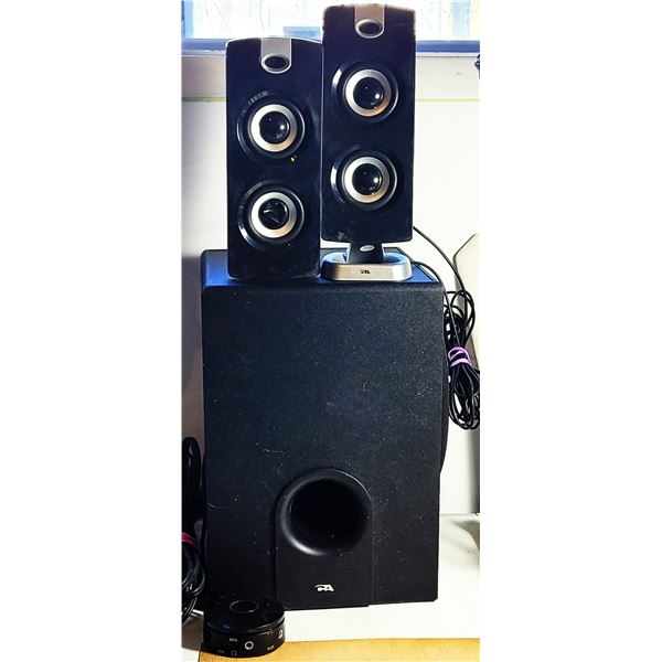 5)  SOUND SYTEM WITH POWER SUPPLY & CONTROL POD.