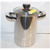 Image 1 : ONEIDA STAINLESS ASPARAGUS POT W/STRAINER- NEW