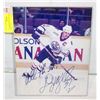Image 1 : OILERS SIGNED DOUG WEIGHT 8X10 WITH COA