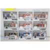 Image 1 : LOT OF 9 NHL  JERSEY CARDS