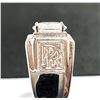 Image 6 : 2 CT GRA CERTIFIED MENS MOISSANITE 925 SILVER "RR"