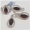 Image 1 : JP1077-191 SILVER GARNET(10.9CT) CZ SET