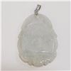 Image 1 : JP1077-188 SILVER JADEITE PENDANT