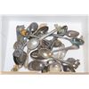 Image 1 : FLAT OF SILVER COLLECTOR SPOONS