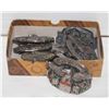 BOX OF BELT BUCKLES