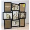 Image 1 : MULTI PICTURE FRAME HOLDS 9 PHOTOS 21X21