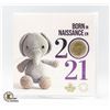 Image 1 : BORN IN 2021 SPECIAL EDITION $1 COIN IN RCM