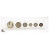 Image 1 : 1958 SILVER CANADA 6 COIN SET IN HOLDER