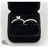 Image 2 : #5-1.00 CT PRINCESS CUT MOISSANITE SET IN 925