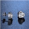 Image 4 : 1 CT GRA CERTIFIED MOISSANITE 925 SILVER EARRINGS