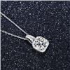 Image 2 : 1 CT GRA CERTIFIED MOISSANITE 925 SILVER NECKLACE