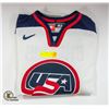 Image 1 : NIKE TEAM USA CHRIS CHELIOS JERSEY SIZE LARGE