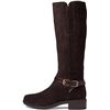 Image 1 : NEW CLARK SHOES MAYE ASTER DARK BROWN SUEDE BOOTS