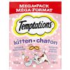 Image 1 : 2 NEW BAGS OF TEMPTATIONS CAT TREATS KITTEN SALMON