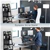 Image 4 : NEW VIVO LARGE CONVERTIBLE DESK RISER, V SERIES