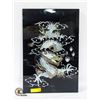 Image 1 : CHINESE LACQUERED PICTURE FRAME (DRAGON