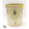 Image 1 : 3 GALLON MEDICINE HAT CROCK NO CRACKS