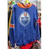 Image 1 : OILERS YOUTH SZ XL REEBOK HOODY SWEATSHIRT-ESTATE