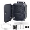 Image 1 : NEW JOINFWORLD BLACK METAL OUTDOOR ELECTRICAL BOX