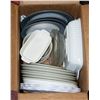 Image 1 : BOX OF PLATES AND BOWLS