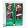 Image 1 : VINTAGE 24" MR AND MRS CLAUSE ANIMATED