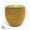 Image 1 : LARGE ROPE WRAPPED FLOWER POT