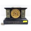 Image 1 : ANTIQUE CAST IRON ANSONIA MANTLE CLOCK