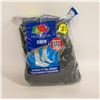 Image 1 : BLACK CREW SOCKS 12-16 SIZE 6-PACK FRUIT OF