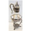 Image 1 : COFFEE CARRAFE SILVER PLATED + GLASS