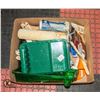 Image 1 : FLAT OF ASSORTED PAINTING SUPPLIES MAINLY UNUSED