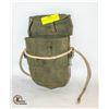 Image 1 : VINTAGE CANTEEN HOLDER MILITARY CANVAS BAG EMPTY