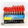 Image 1 : POWERFIST 10 PC SAW T HANDLE HEX KEY SET