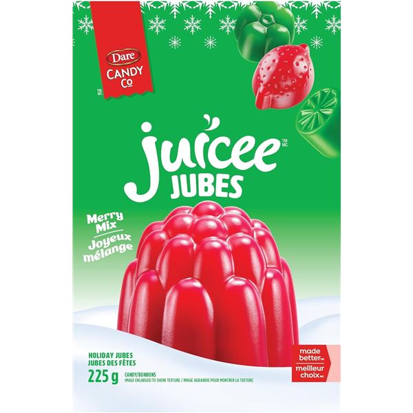 NEW 3 X 225G BAGS OF DARE CANDY JUICEE JUBES